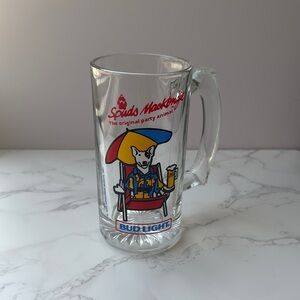 Spuds MacKenzie Bud Light Glass Mug